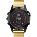 Curea ceas Smartwatch Garmin Fenix 7X / 6X / 5X Plus / 5X / 3 HR / 3, 26 mm Otel inoxidabil iUni Gol